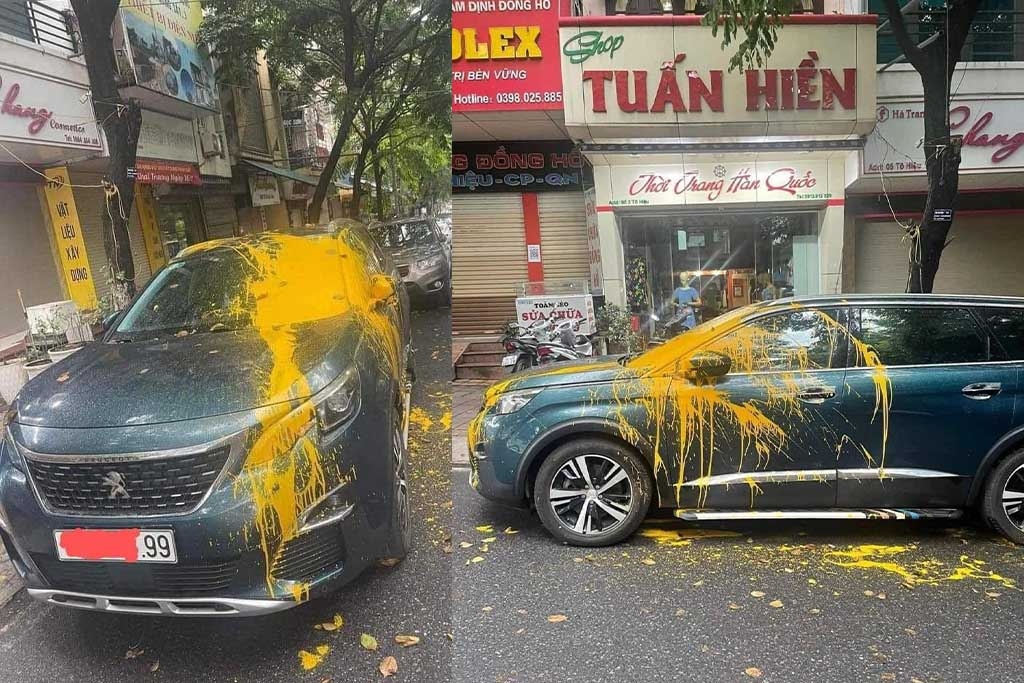 Đập phá, tạt sơn xe ô tô vì đỗ trước cửa nhà: Coi chừng lĩnh án 20 năm tù