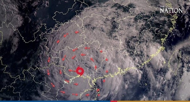 Thái Lan dự báo có mưa rất to do ảnh hưởng của bão Talim