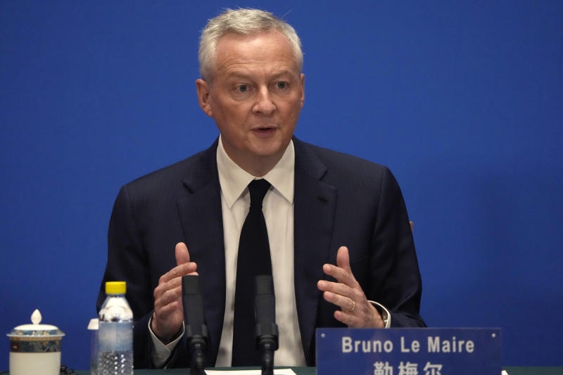 Bộ trưởng Kinh tế Pháp khẳng định Paris muốn tiếp cận Trung Quốc