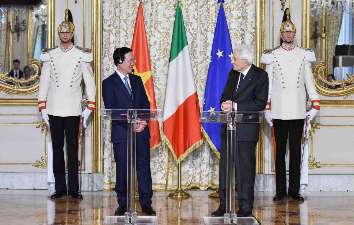 Tuyên bố chung tăng cường quan hệ đối tác chiến lược Việt Nam - Italy