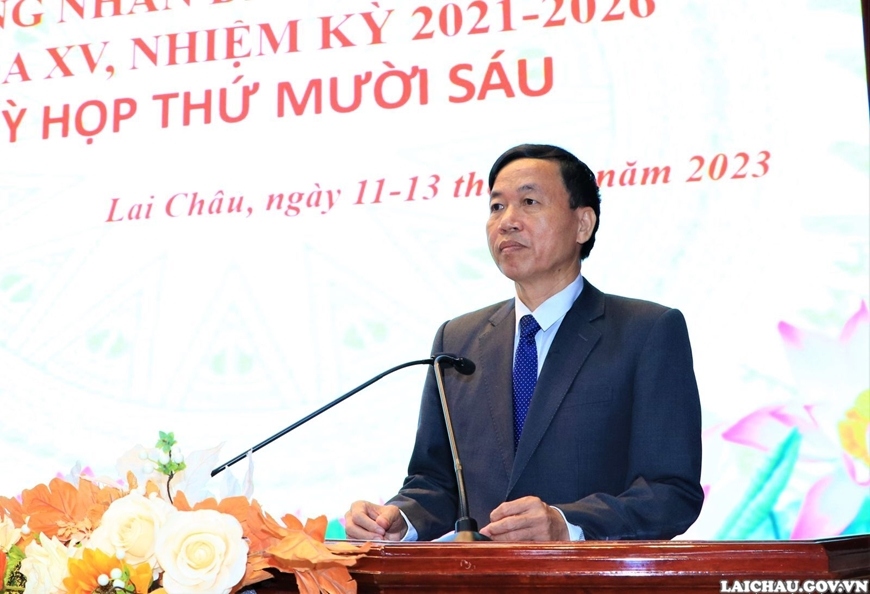 Phê chuẩn ông Lê Văn Lương giữ chức Chủ tịch UBND tỉnh Lai Châu