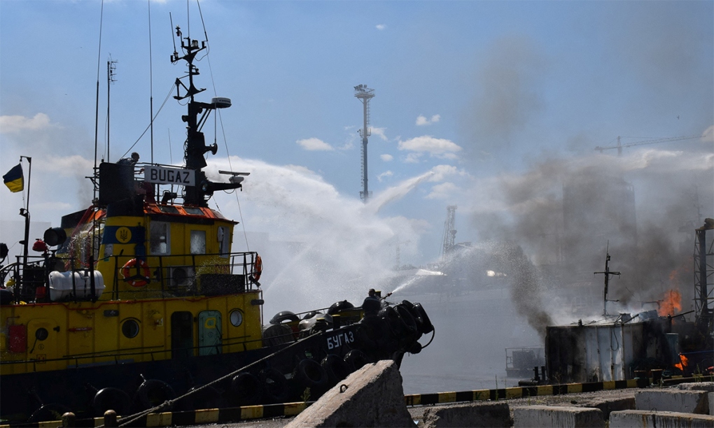 Nga tiếp tục tập kích các thành phố cảng chiến lược của Ukraine