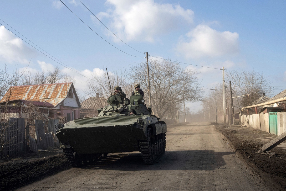 Ukraine nói Nga triển khai 180.000 quân tới 2 mặt trận lớn nhất phía Đông