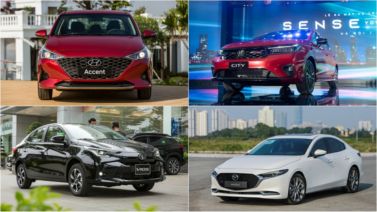 Top xe sedan bán chạy nhất tháng 7/2023: Hyundai Accent dẫn đầu