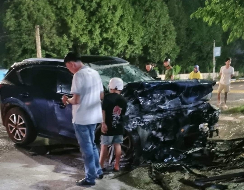 Trưởng công an xã ở Bình Thuận tử vong vì tai nạn giao thông