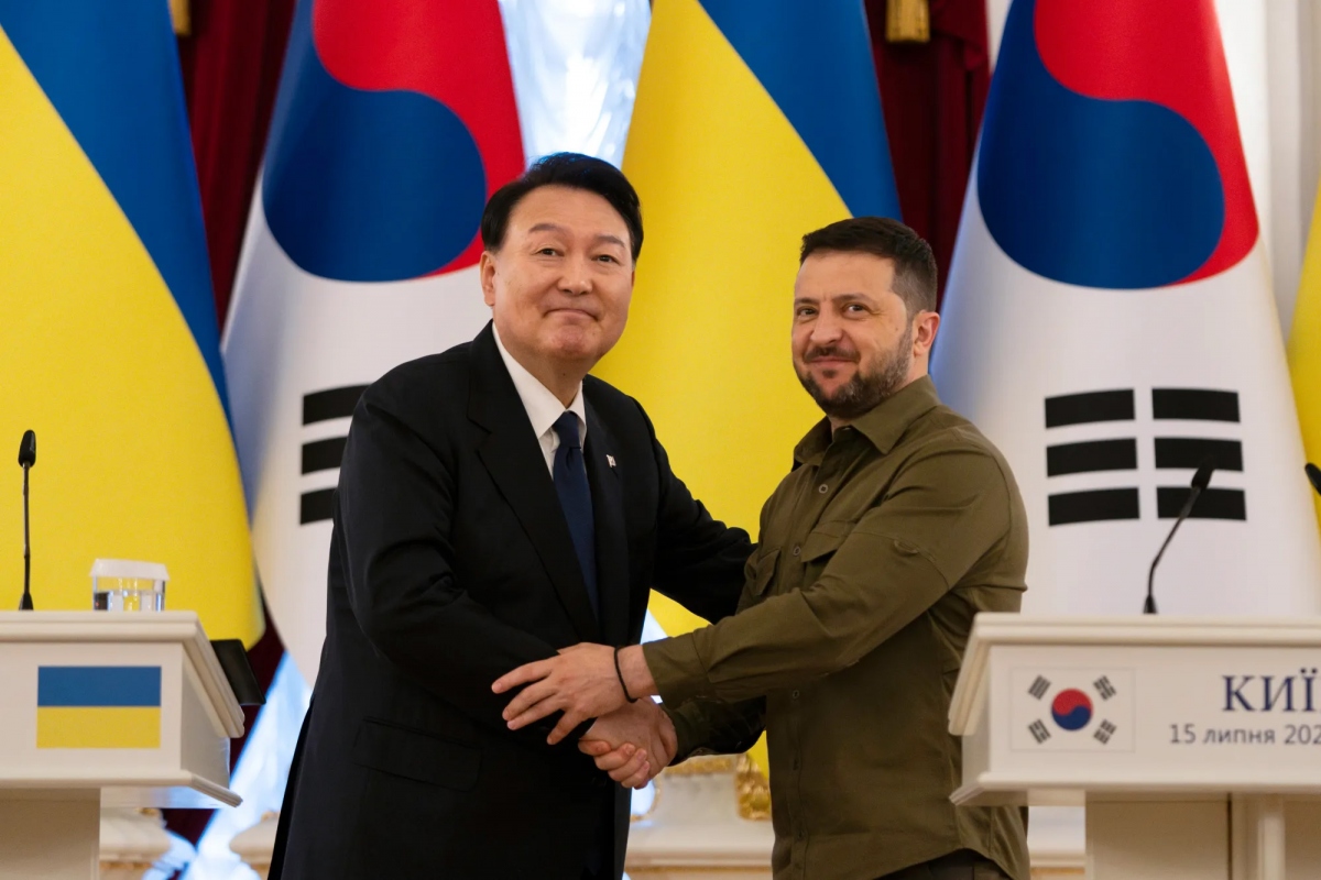 Hàn Quốc thúc đẩy chuyển 150 triệu USD viện trợ cho Ukraine