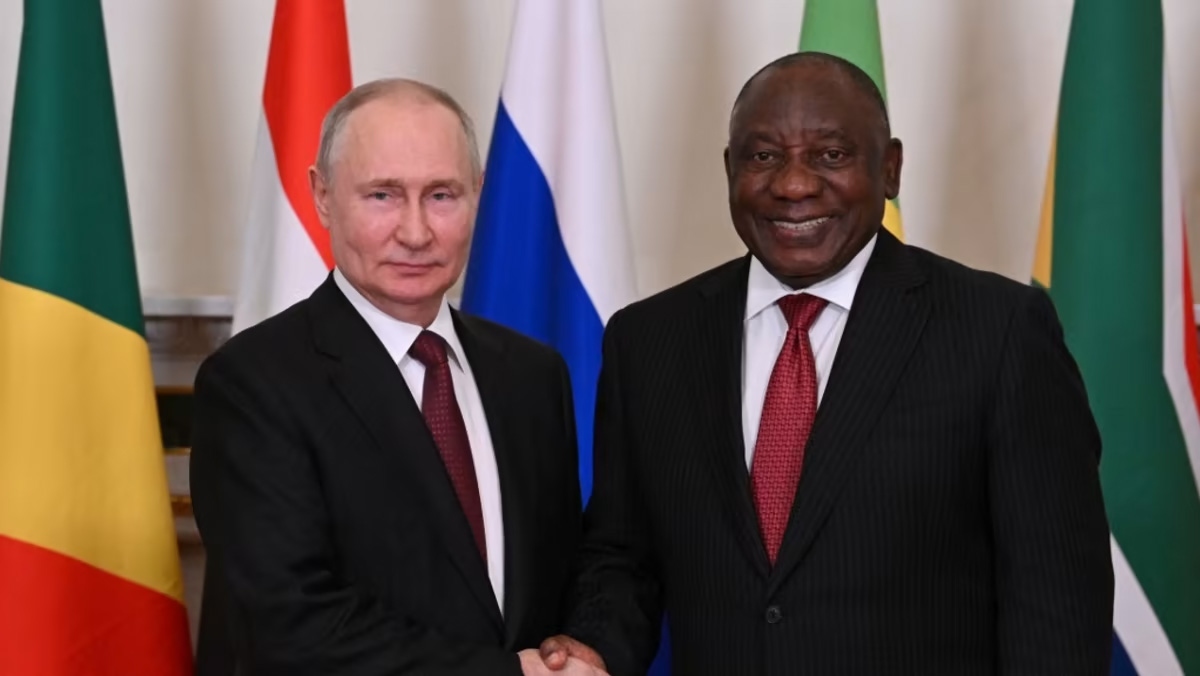 Tổng thống Nga và Nam Phi thảo luận về sáng kiến hòa bình Ukraine