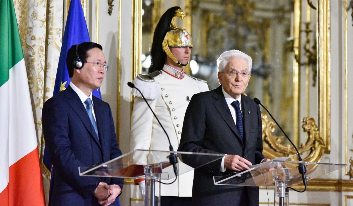Việt Nam và Italy thống nhất tiếp tục mở rộng hợp tác trong mọi lĩnh vực