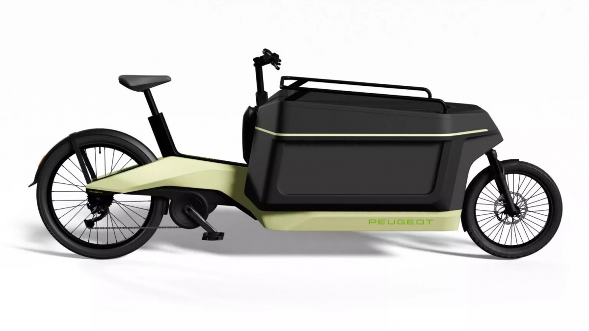 Peugeot sắp ra mắt chiếc E-Bike có thể chở tới 3 trẻ em ở đằng trước