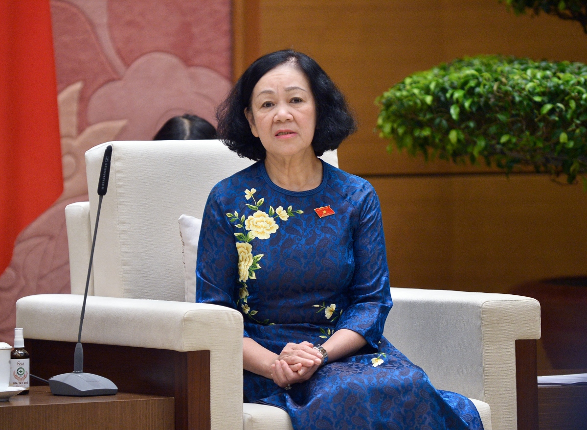 Bà Trương Thị Mai tiếp đoàn đại biểu Đảng Công Minh Nhật Bản