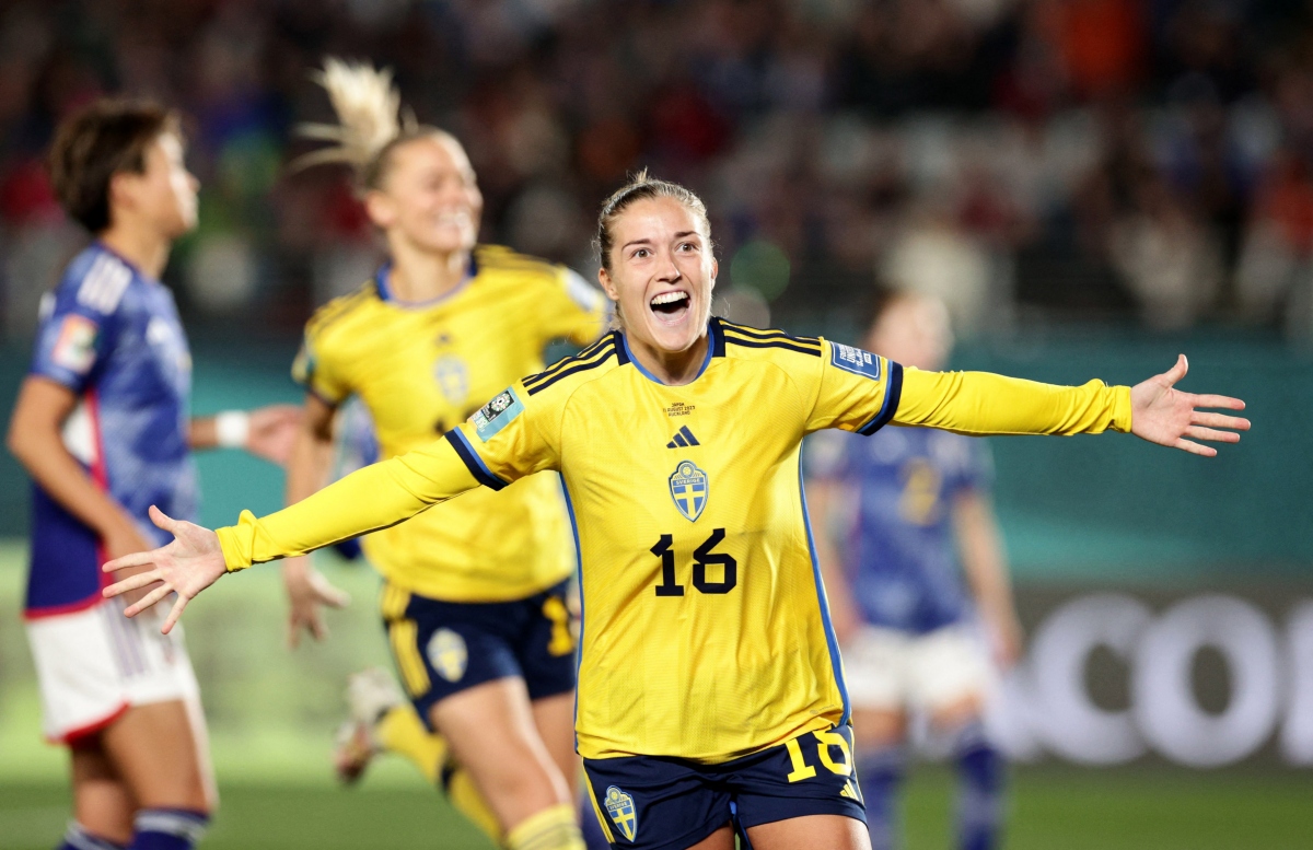 Kết quả World Cup nữ 2023 ngày 11/8: ĐT nữ Thuỵ Điển thắng nghẹt thở Nhật Bản