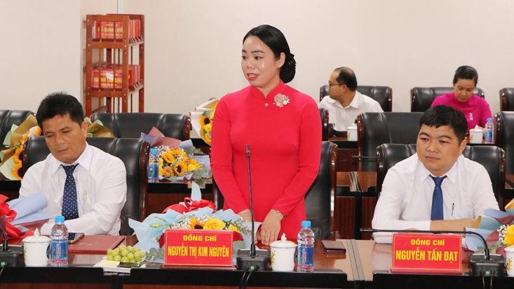 Bà Nguyễn Thị Kim Nguyên giữ chức Phó Ban Tuyên giáo Tỉnh ủy Bình Dương
