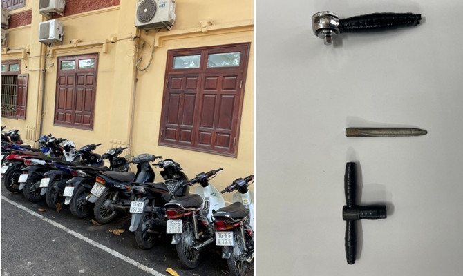 Khởi tố nhóm đối tượng trộm cắp hàng chục xe máy tại Hải Phòng