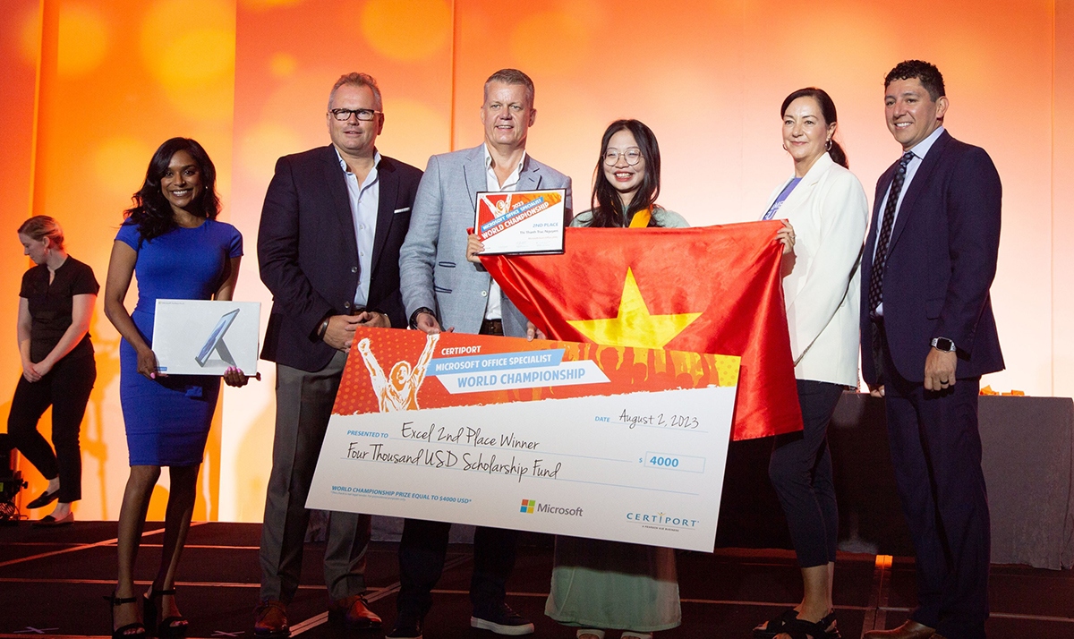 Việt Nam đoạt 3 Huy chương tại cuộc thi Tin học văn phòng thế giới 2023
