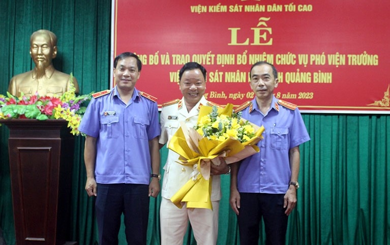 Bổ nhiệm Phó Viện trưởng Viện Kiểm sát Nhân dân tỉnh Quảng Bình