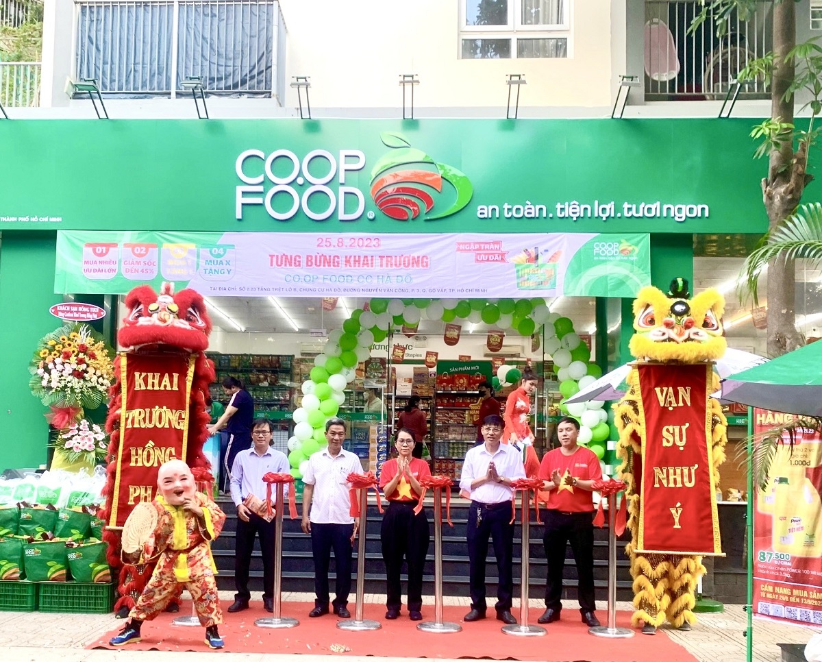 Hệ thống Co.op food tiếp tục mở rộng cửa hàng tại miền Trung và miền Nam