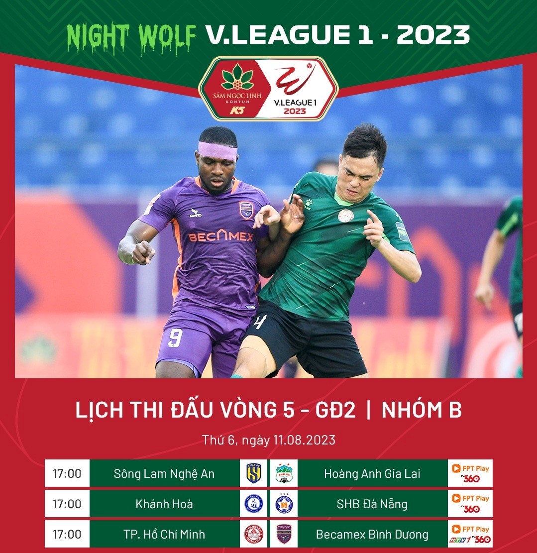 Lịch thi đấu và trực tiếp V-League 2023 hôm nay 11/8: Phân định cuộc đua trụ hạng