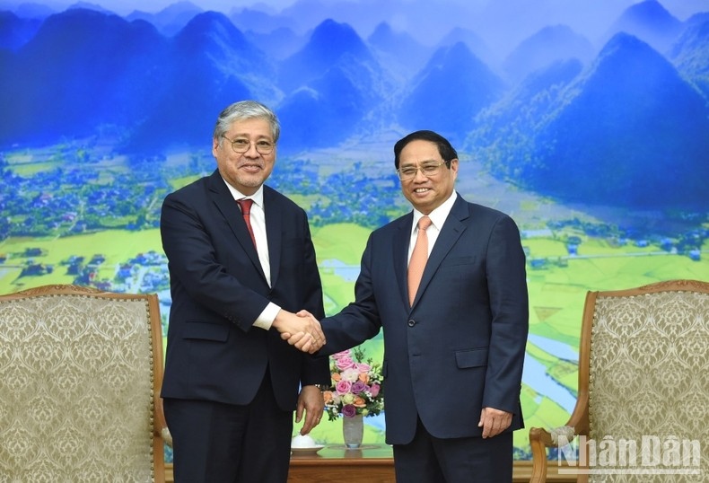 Thủ tướng Phạm Minh Chính tiếp Bộ trưởng Ngoại giao Philippines
