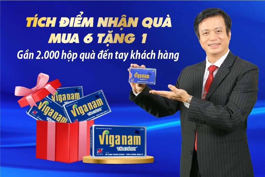 Viganam Tâm Bình thu hút gần 5.000 khách hàng tham gia tích điểm nhận quà