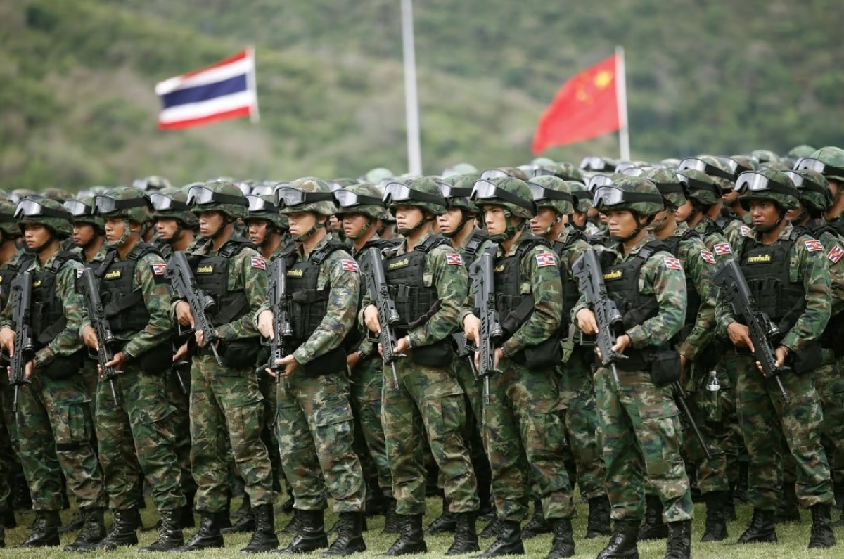 Trung Quốc và Thái Lan tổ chức tập trận bộ binh chung