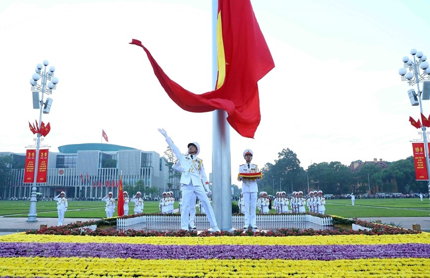 Lễ Thượng cờ trên Quảng trường Ba Đình