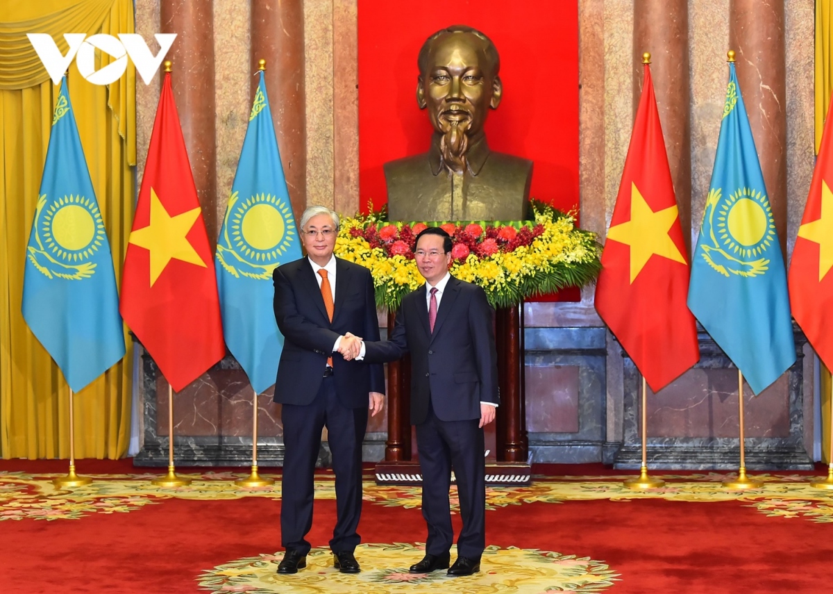 Hội đàm cấp cao Việt Nam - Kazakhstan, hai bên phấn đấu đạt kim ngạch 1,5 tỷ USD