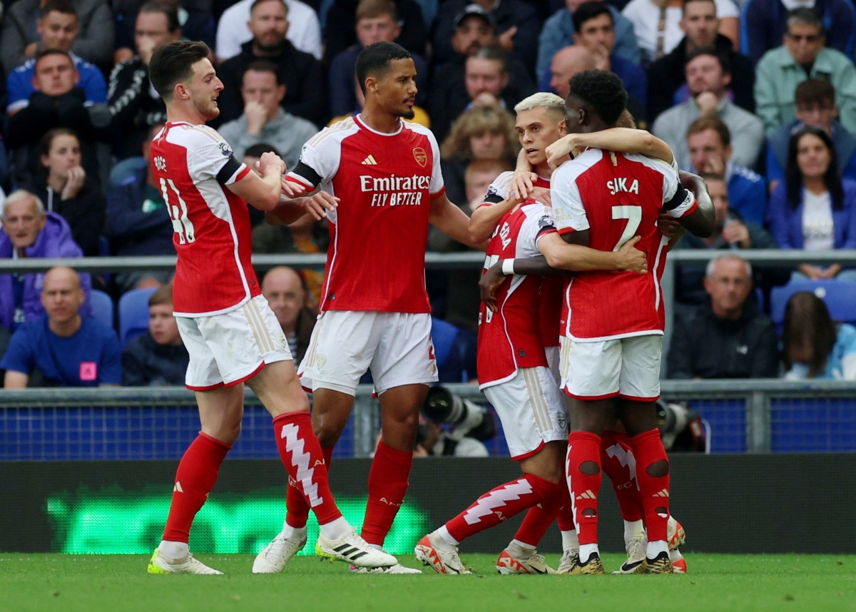Kết quả Ngoại hạng Anh: Leandro Trossard giúp Arsenal hạ gục Everton