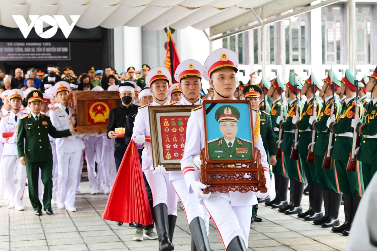 Tổ chức lễ truy điệu và an táng Thượng tướng Nguyễn Chí Vịnh