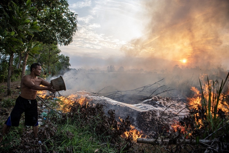 Indonesia “gồng mình” đối phó tình trạng cháy rừng vì El Nino