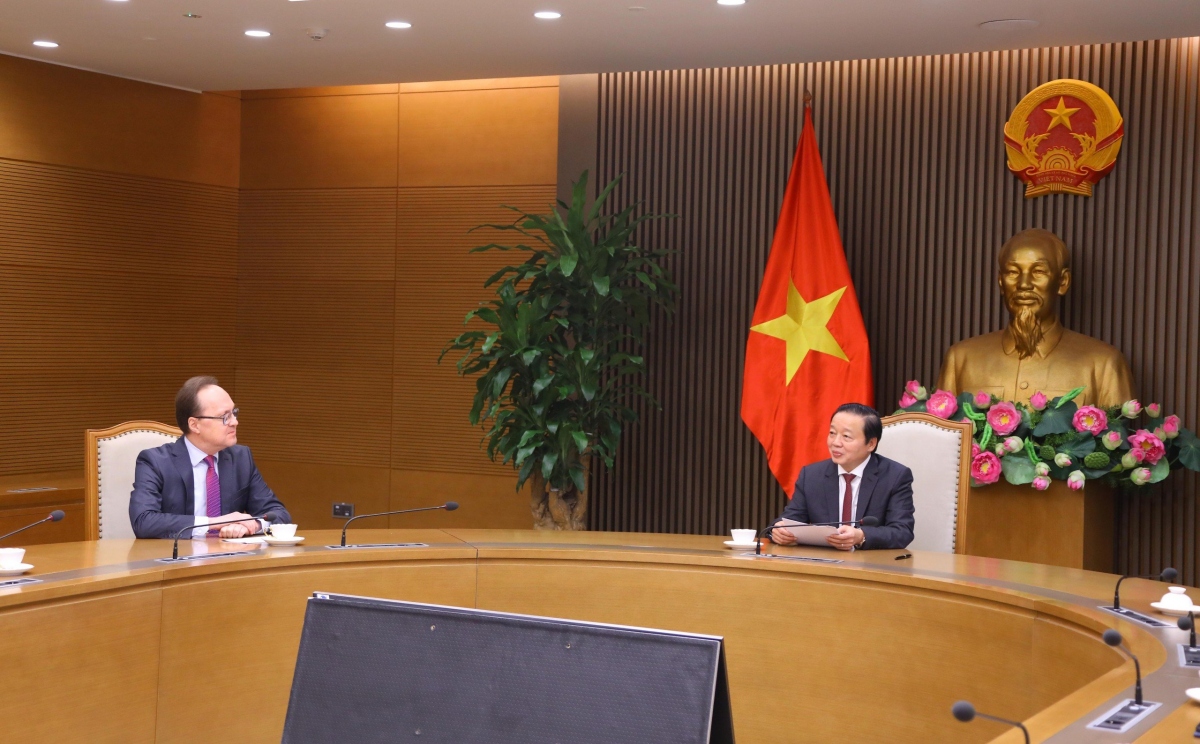 Phó Thủ tướng Trần Hồng Hà tiếp Đại sứ Liên bang Nga tại Việt Nam