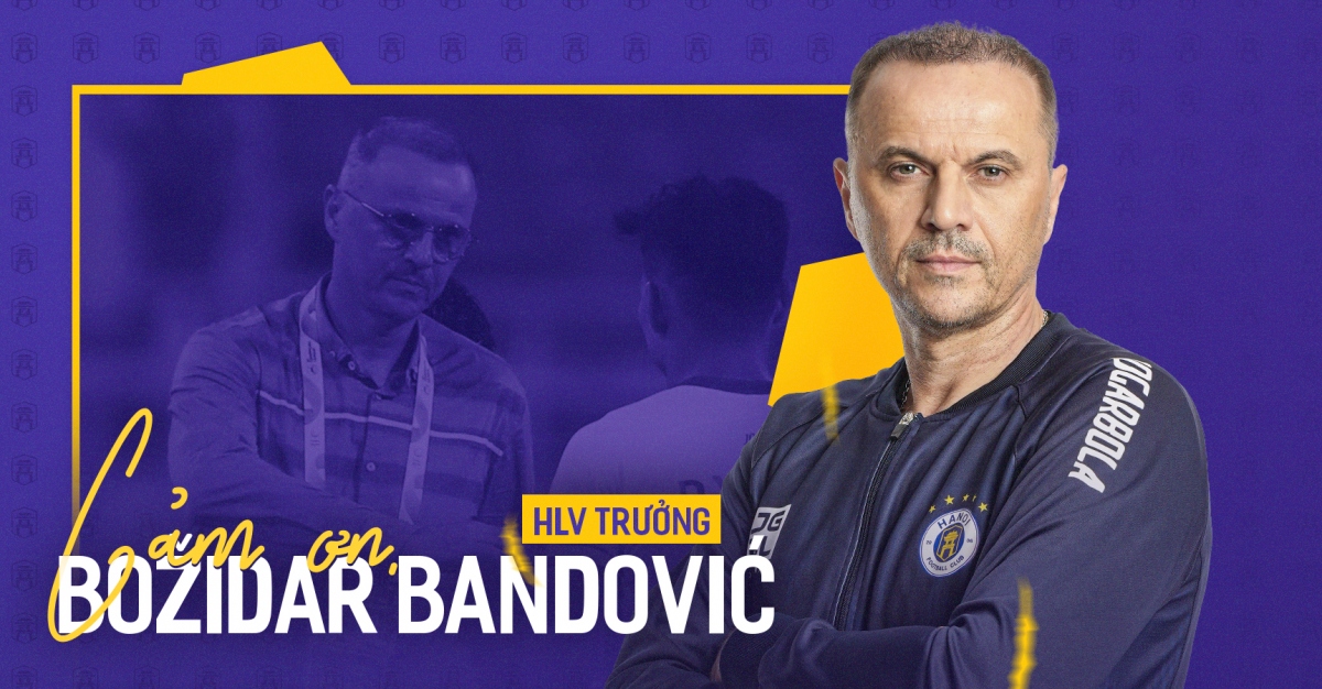 Hà Nội FC chia tay HLV Bandovic vì kết quả thất vọng ở AFC Champions League