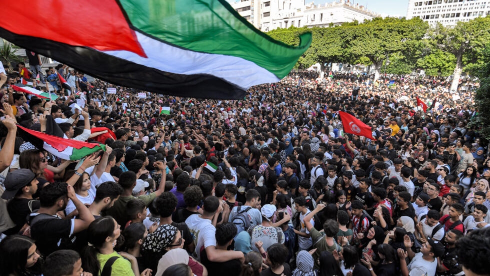 Người dân khắp Trung Đông xuống đường ủng hộ Palestine