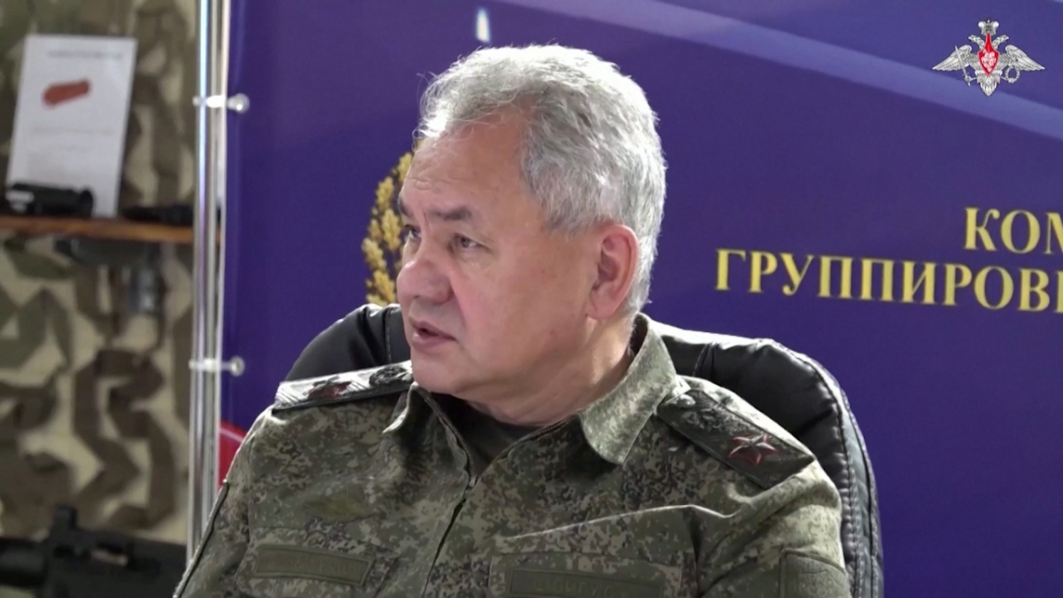 Bộ trưởng Quốc phòng Nga Sergey Shoigu bất ngờ đến Nam Donetsk