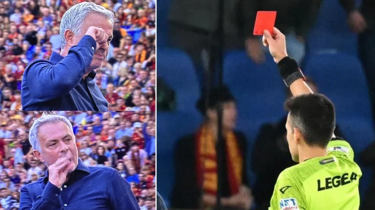 Mourinho nhận thẻ đỏ hy hữu vì chế nhạo đối thủ