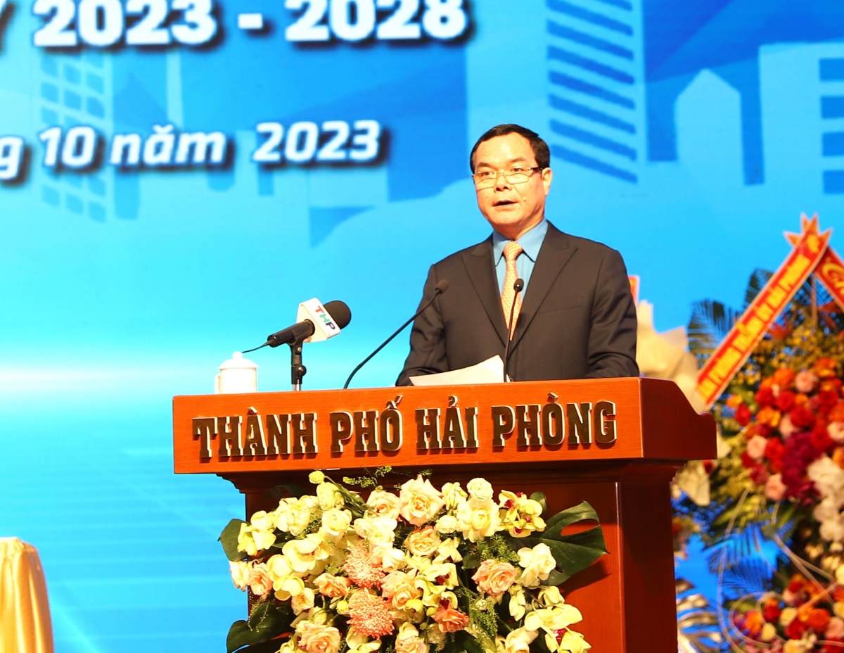 Ông Nguyễn Anh Tuân tái đắc cử Chủ tịch Liên đoàn Lao động thành phố Hải Phòng