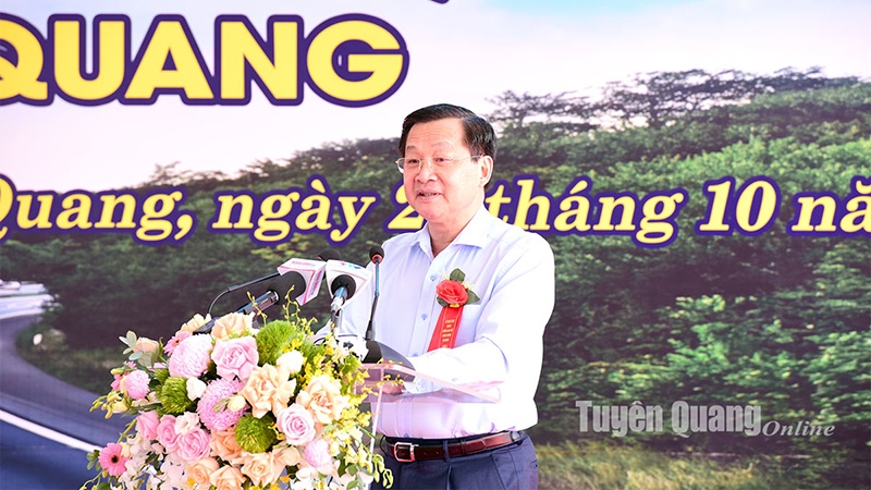 Phó Thủ tướng phát lệnh khởi công cao tốc Tuyên Quang - Hà Giang