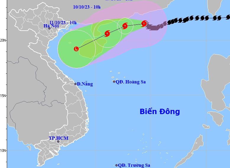 Bão số 4 giật cấp 15 đang hướng về bán đảo Lôi Châu (Trung Quốc)