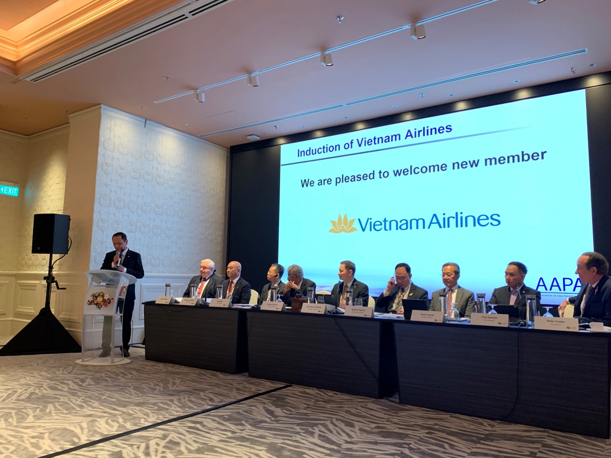 Vietnam Airlines gia nhập Hiệp hội hàng không Châu Á-Thái Bình Dương