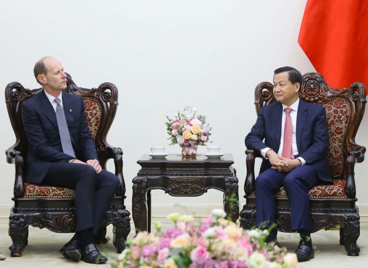 Phó Thủ tướng Lê Minh Khái tiếp Tổng Giám đốc Tập đoàn ANZ