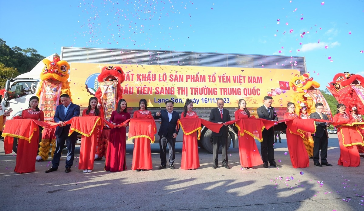 Việt Nam xuất khẩu chính ngạch lô tổ yến đầu tiên sang thị trường Trung Quốc