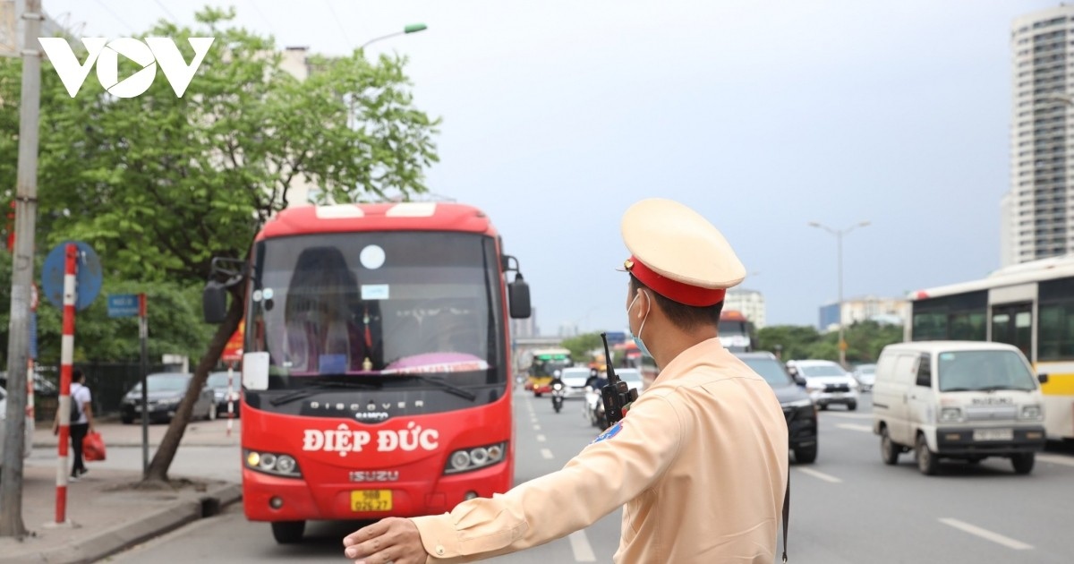 Sau hơn 1 tháng, Hà Nội xử lý gần 170 xe khách vi phạm
