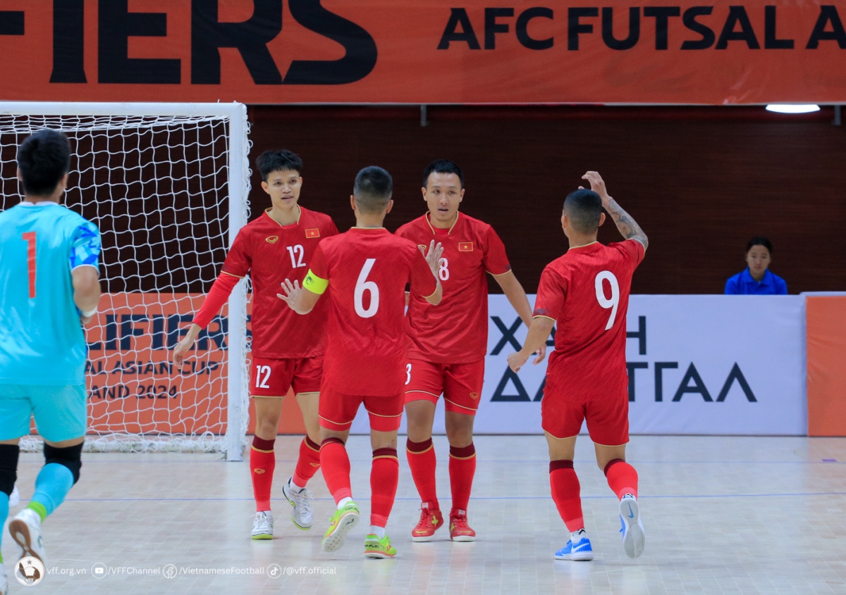 ĐT Futsal Việt Nam nhận tin vui từ AFC trên hành trình săn vé World Cup