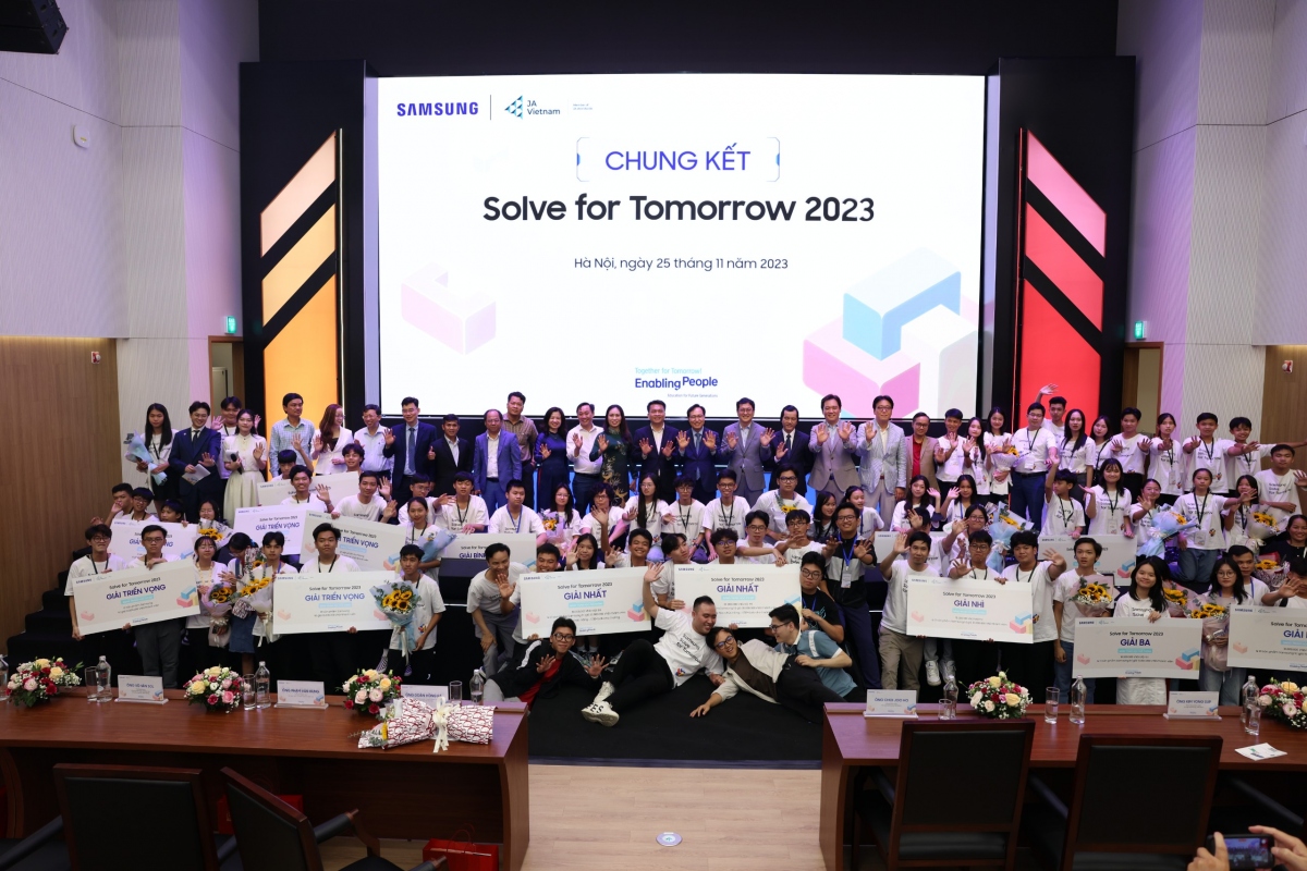 Samsung Việt Nam tổ chức lễ trao giải Solve for Tomorrow năm thứ 5