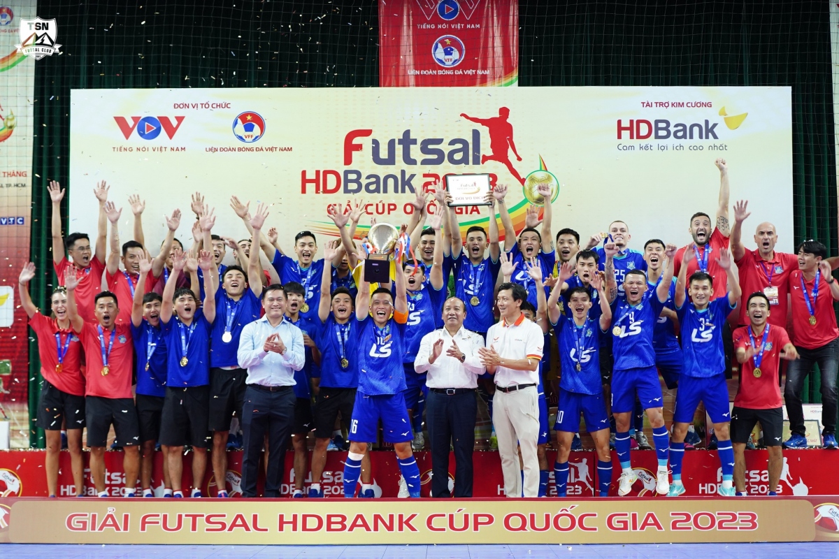 Thắng dễ Cao Bằng, Thái Sơn Nam vô địch giải Futsal HDBank Cúp Quốc gia 2023