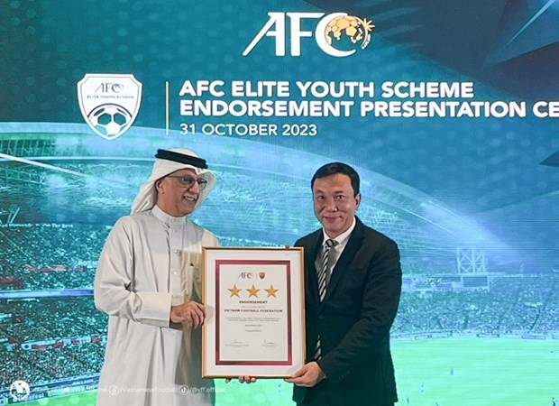 VFF recognised as professional class member in AFC's coach training convention