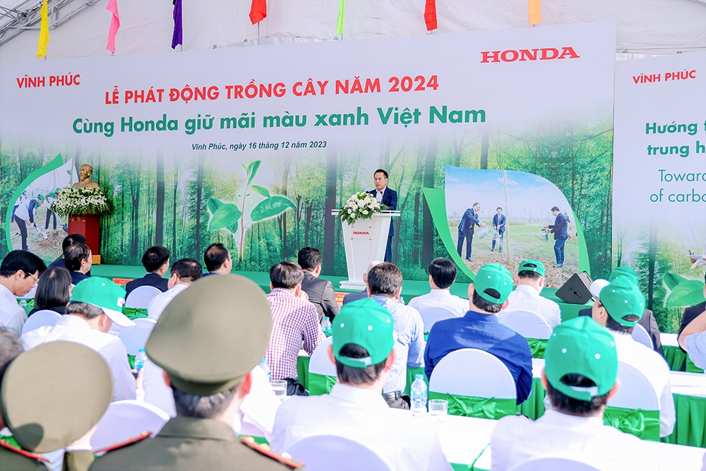 Honda Việt Nam tổ chức “Cùng Honda giữ mãi màu xanh Việt Nam”