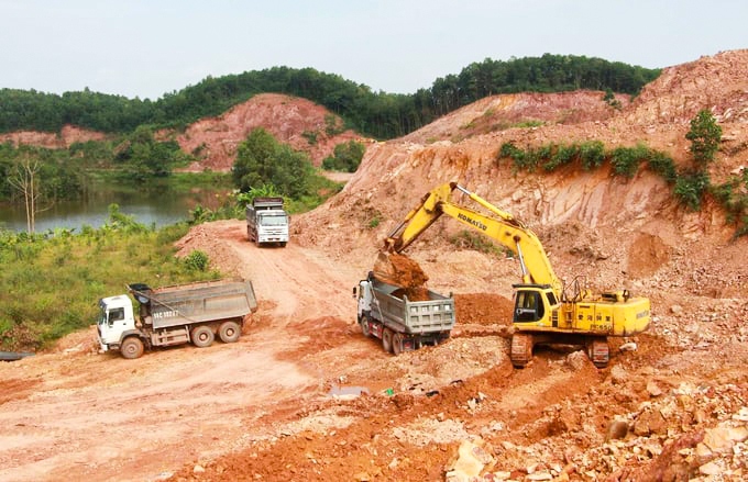 Vi phạm khai thác khoáng sản, công ty Green House Bắc Giang bị xử phạt nặng