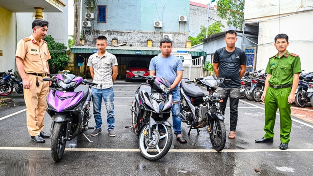 Công an Bắc Giang đấu tranh ngăn chặn nguy cơ đua xe trái phép trong giới trẻ