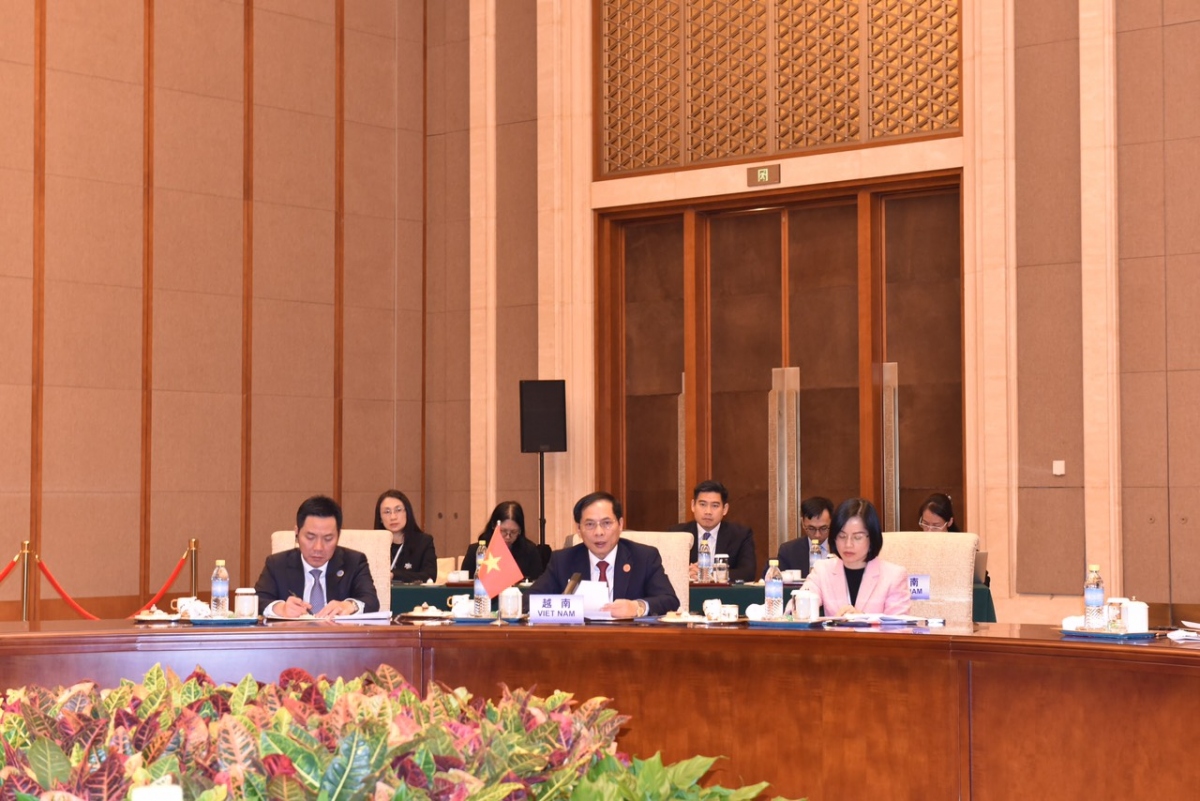 Bộ trưởng Bùi Thanh Sơn dự Hội nghị Bộ trưởng ngoại giao hợp tác Mê Công - Lan Thương