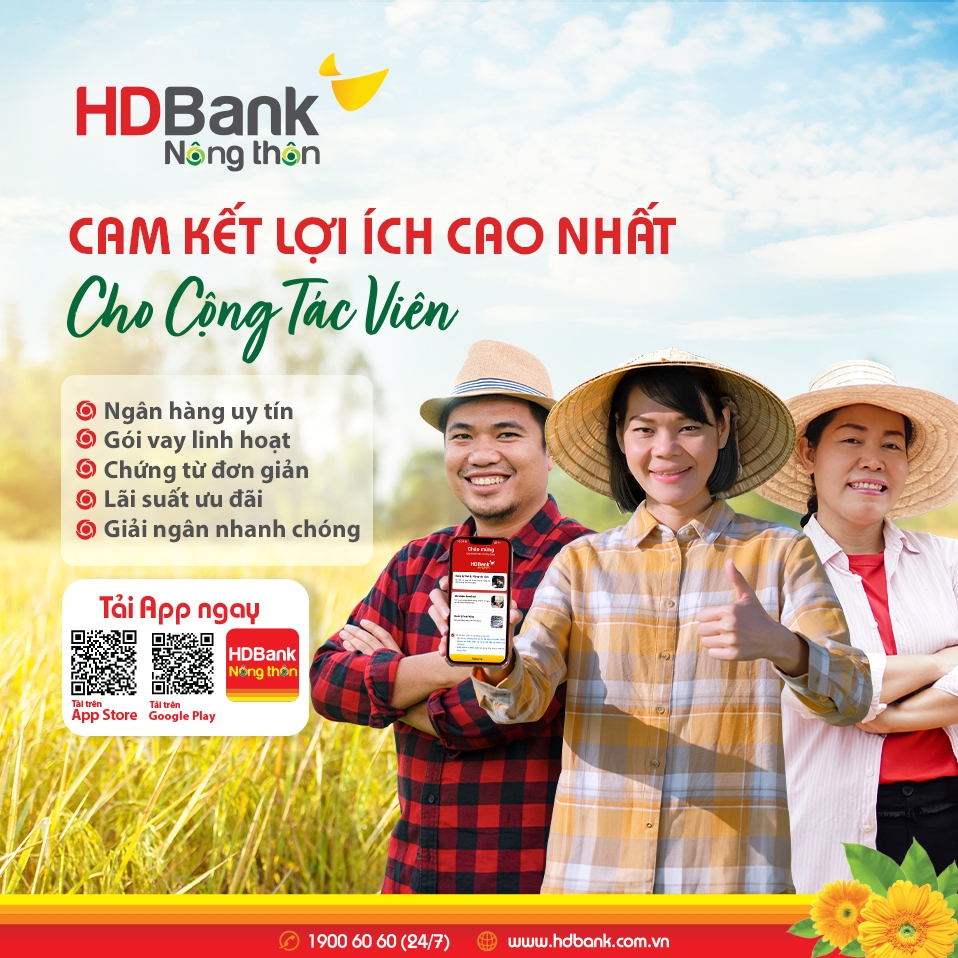 HDBank hợp tác với Hội Nông dân Việt Nam, thúc đẩy khu vực nông nghiệp nông thôn